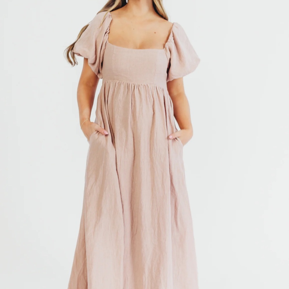 Worth Collective Candace Maxi Dress in Dusty Rose